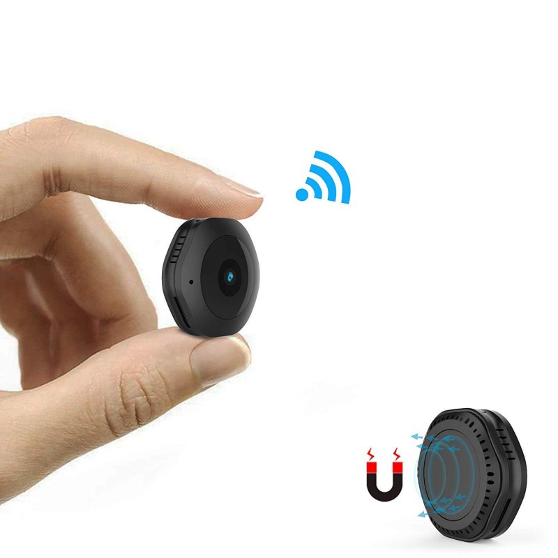 Mini WiFi Camera,1080P Portable Body Cameras Wirel...