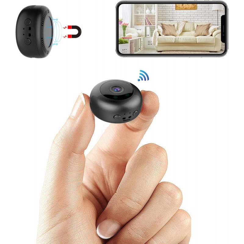 Mini Wifi Camera  Wireless HD 1080P Indoor Home Sm...